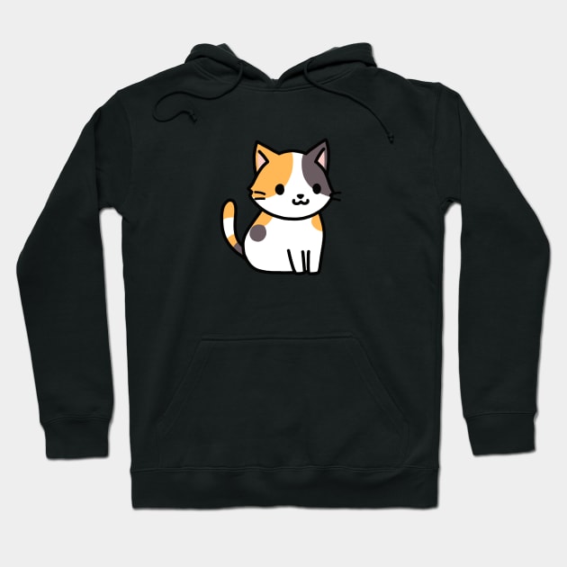 Calico Cat Hoodie by littlemandyart